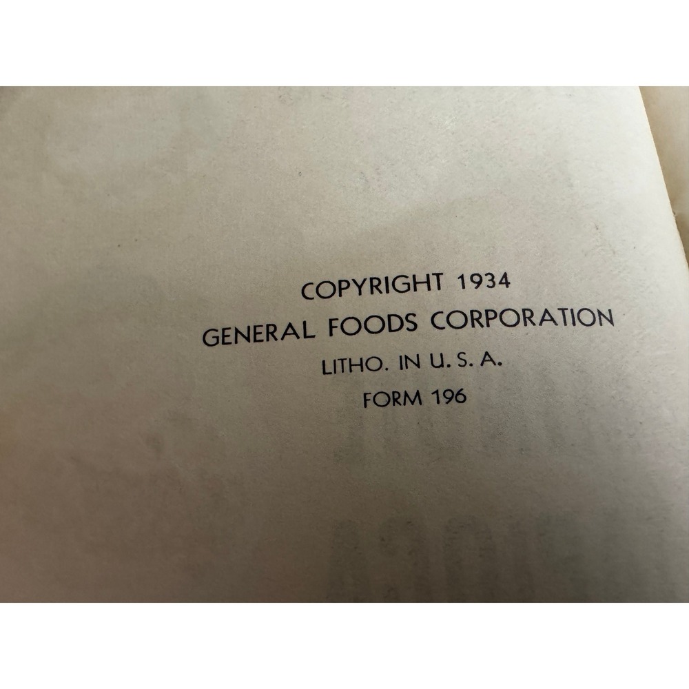 Vintage 1934 Easy Triumphs with the New Minute Tapioca Recipe Booklet 85 Recipes - Picture 7 of 12